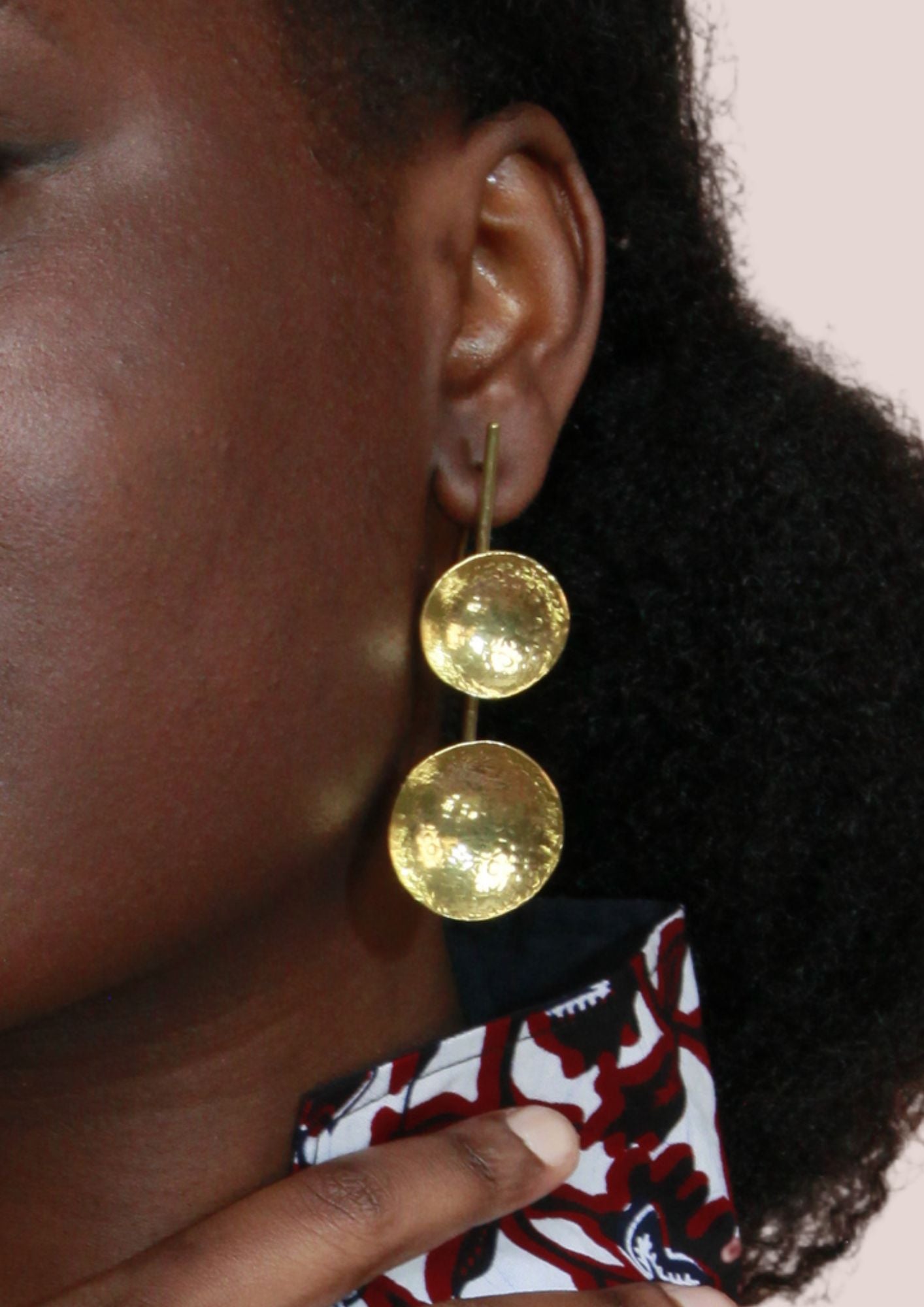 Boucles d’oreilles bronze «GENEVIEVE»