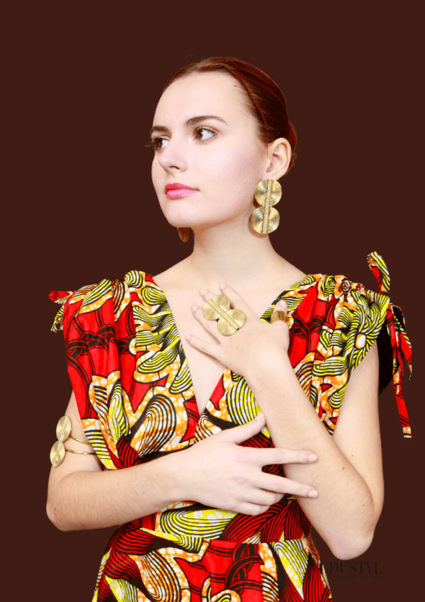 Boucles d’oreilles bronze "Roky"