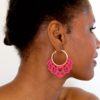 Boucles d’oreille en bois “Thiaw”