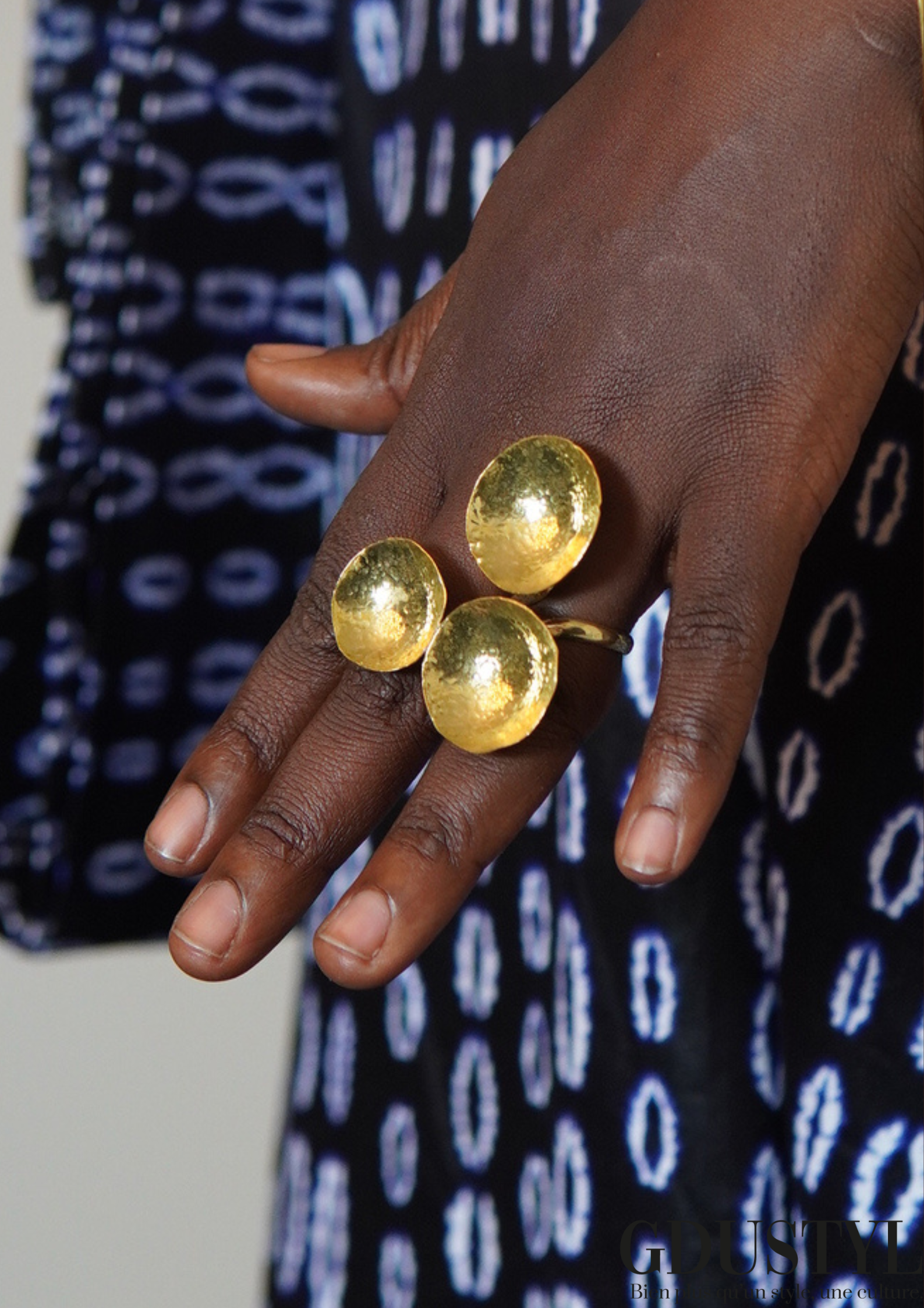 Bague bronze « Le trio fidel »