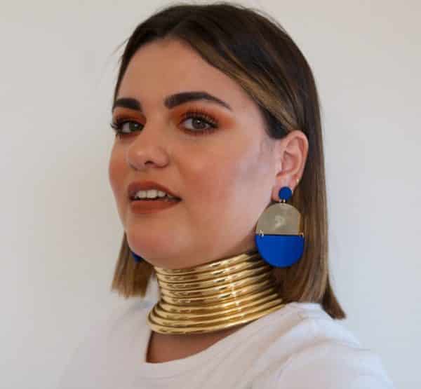 Boucles d’oreille en bois “N’diaye”