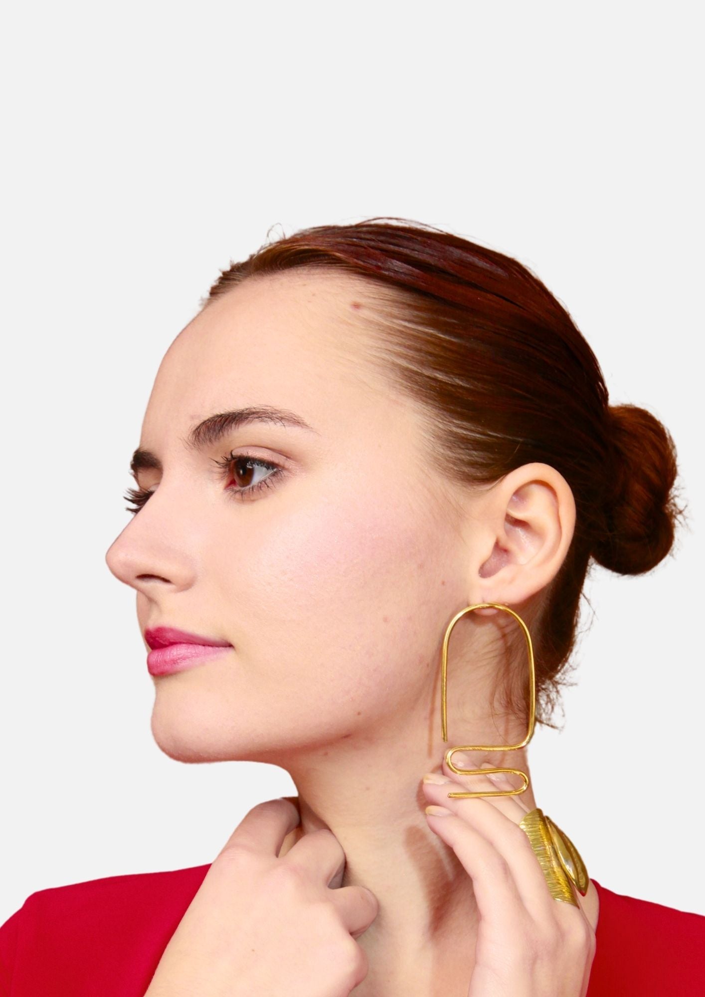 Boucles d’oreilles bronze «Diary»