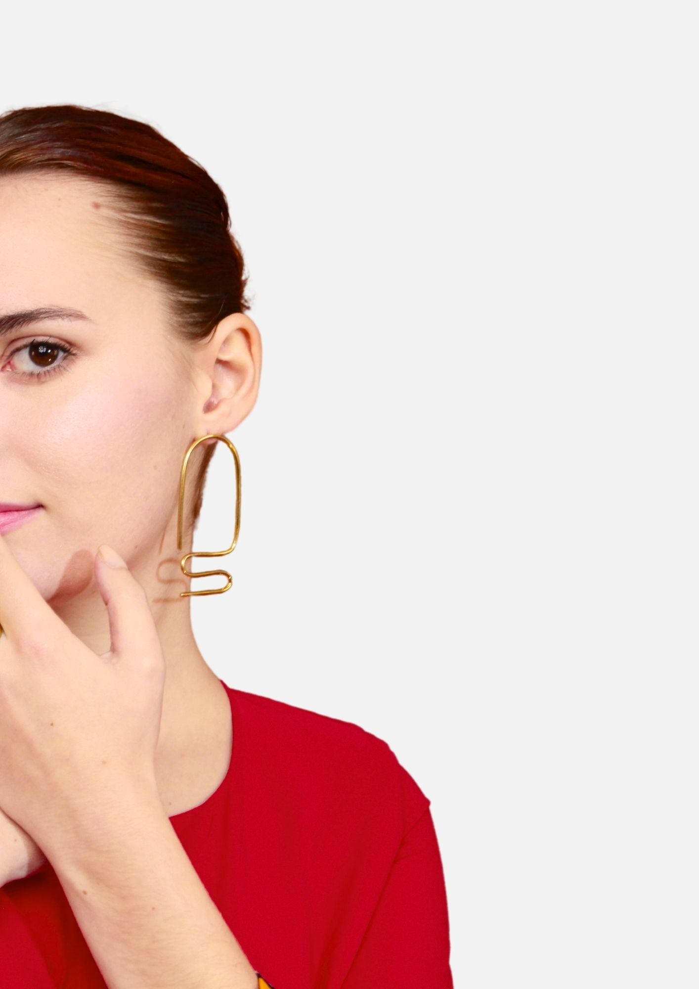 Boucles d’oreilles bronze «Diary»