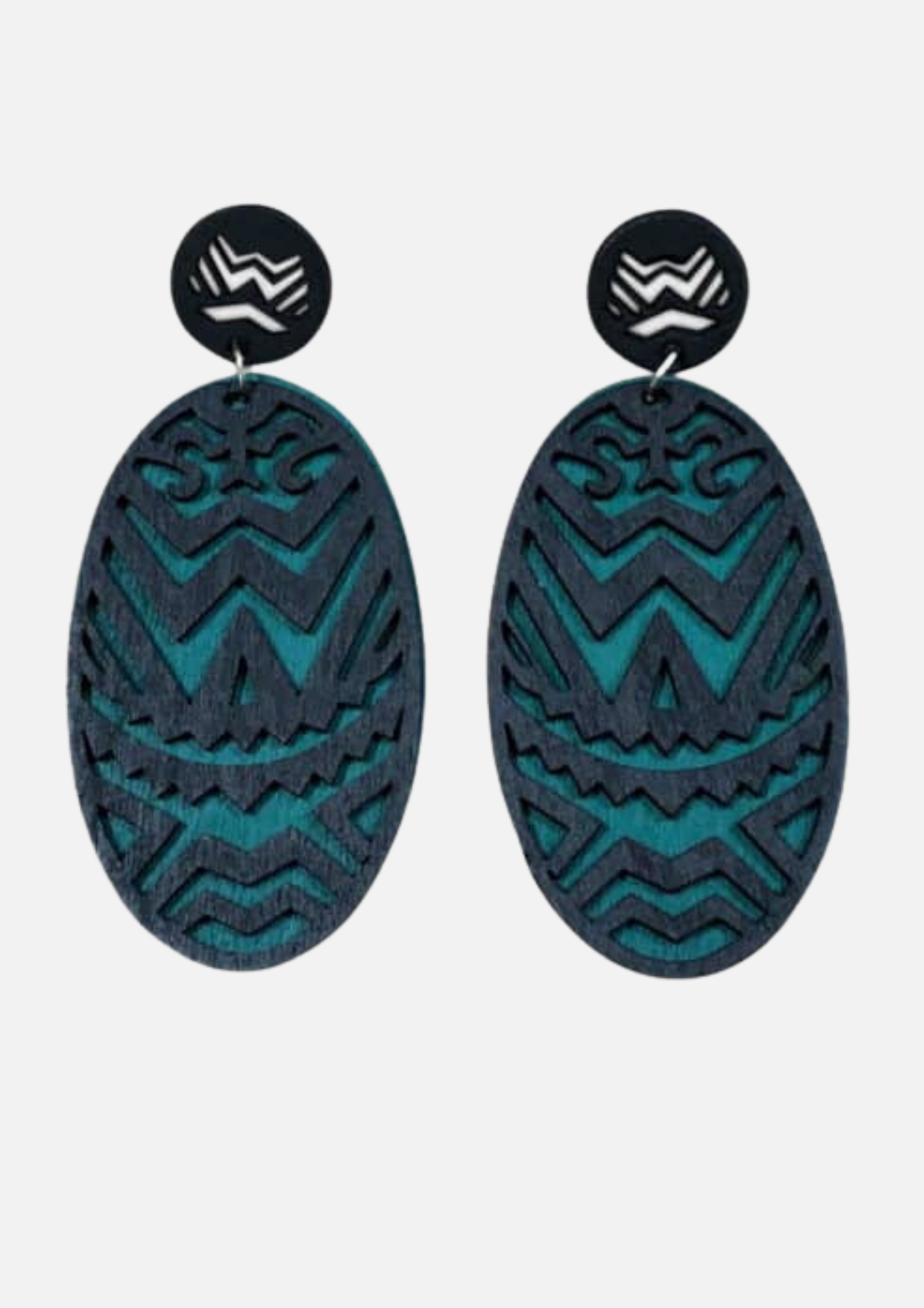 Boucles d’oreille en bois “Ndiour”