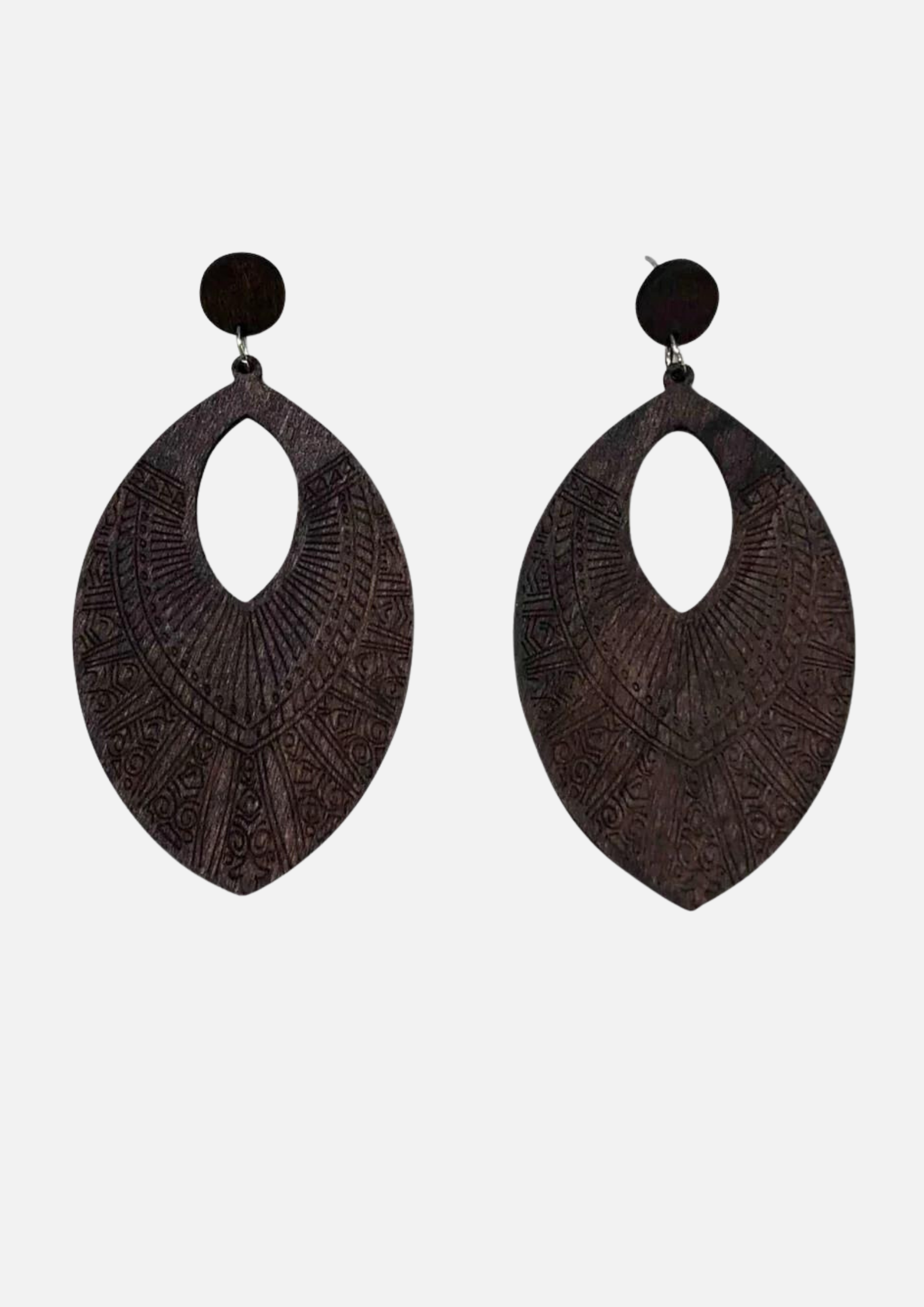 Boucles d’oreille en bois “Sall”