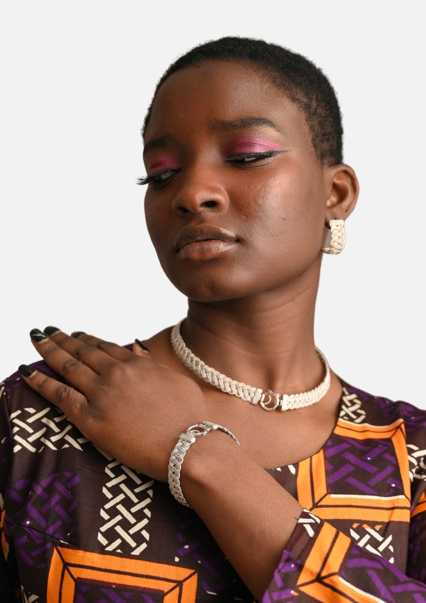 Parure argent Ndoumbélane en argent massif 925