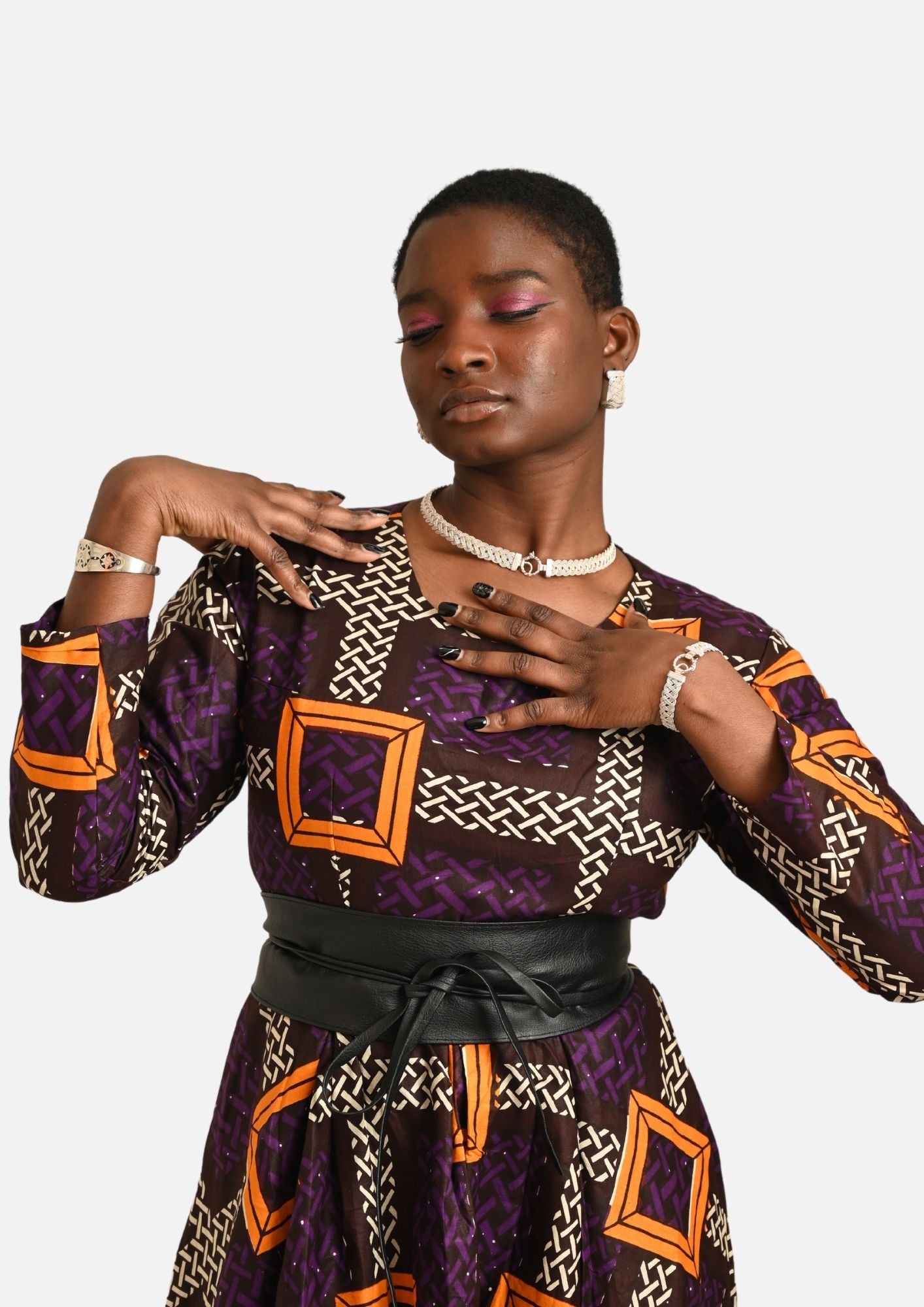 Parure argent Ndoumbélane en argent massif 925