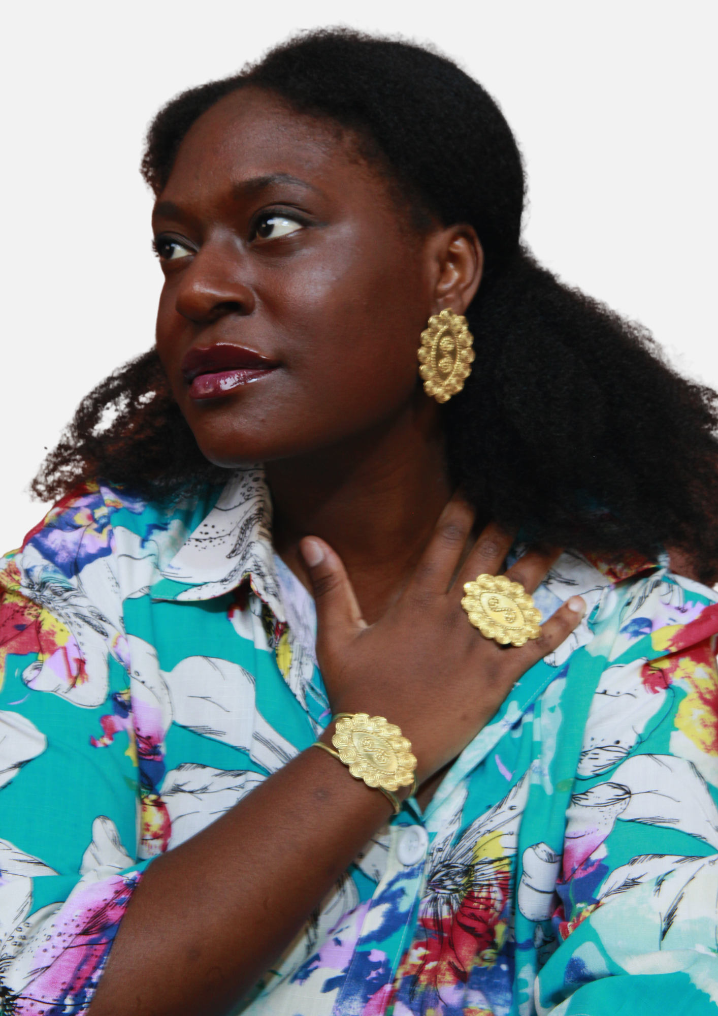 Boucles d’oreilles bronze “Belle parisienne”