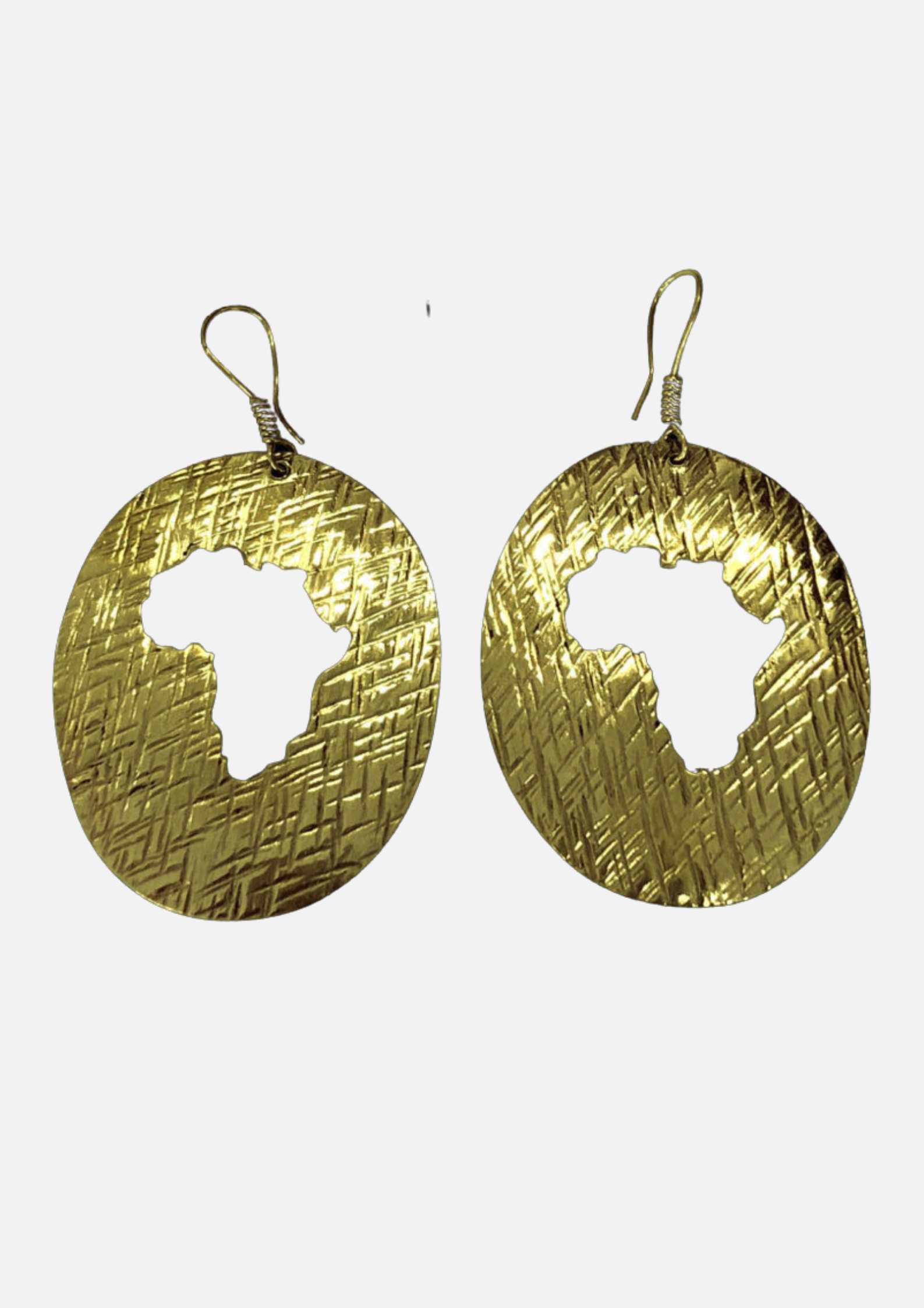 Boucles d’oreilles bronze “Kama creux”