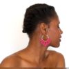 Boucles d’oreille en bois “Thiaw”