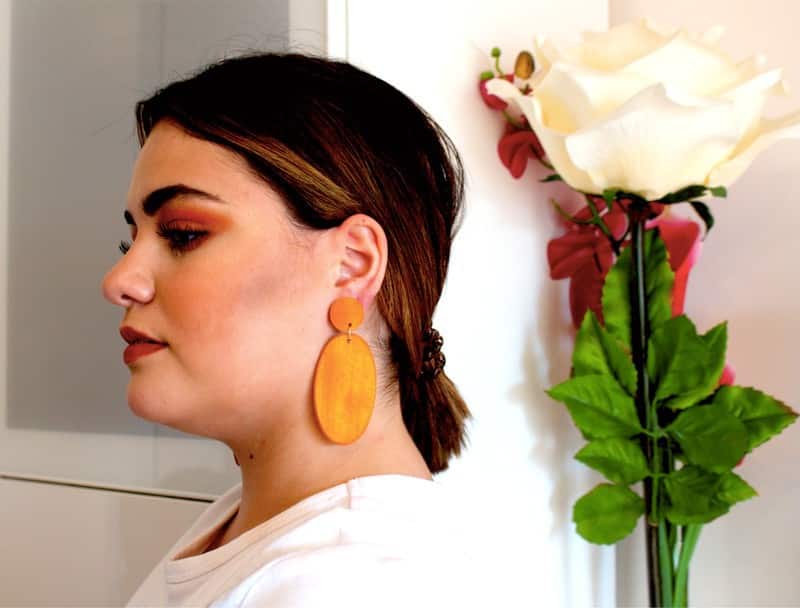 Boucles d’oreille en bois “Sonko”