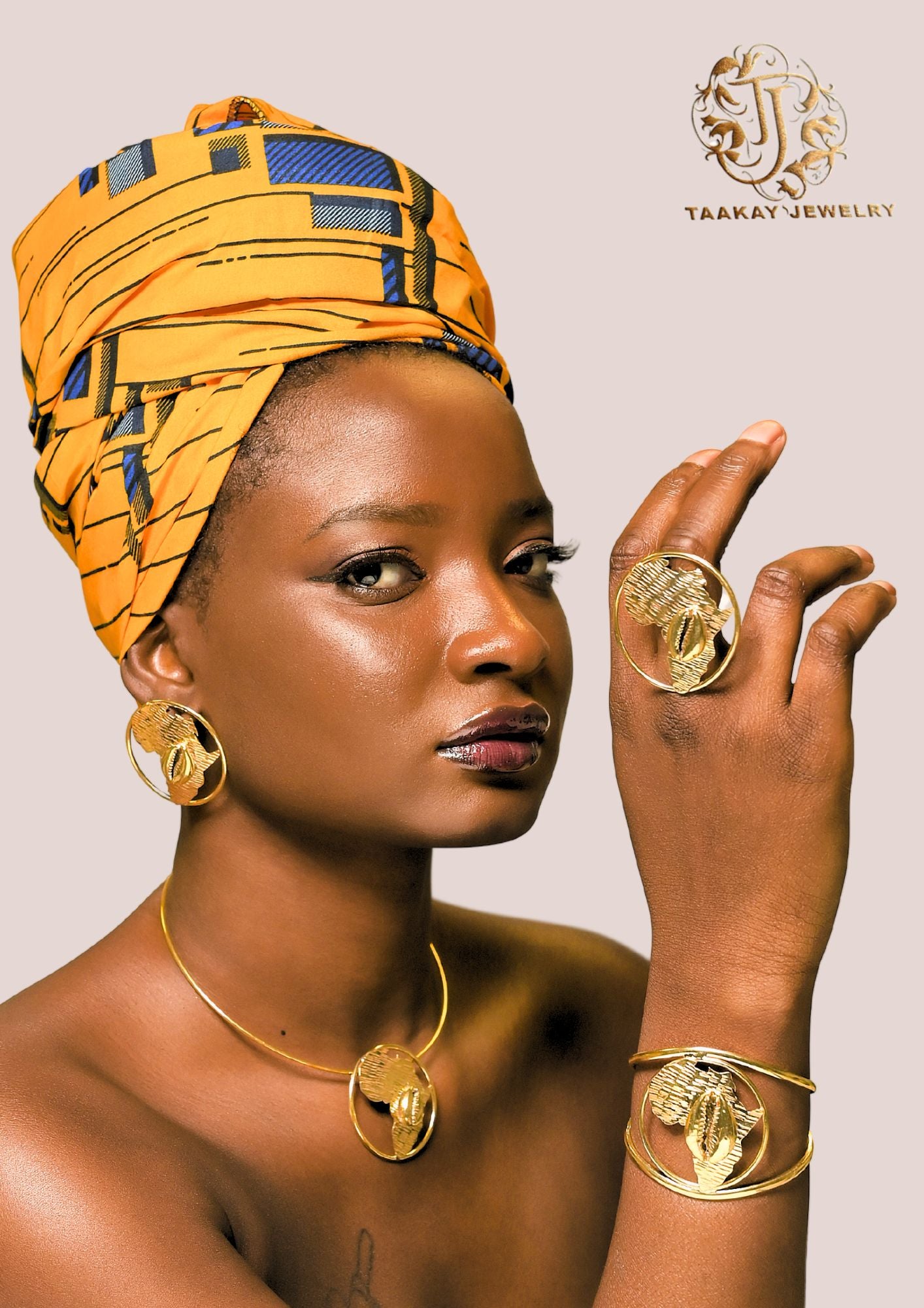 Parure bronze "Reine du Continent"