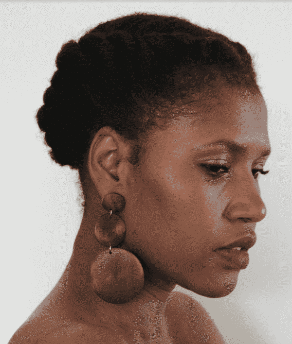 Boucles d’oreille en bois “Himbane”