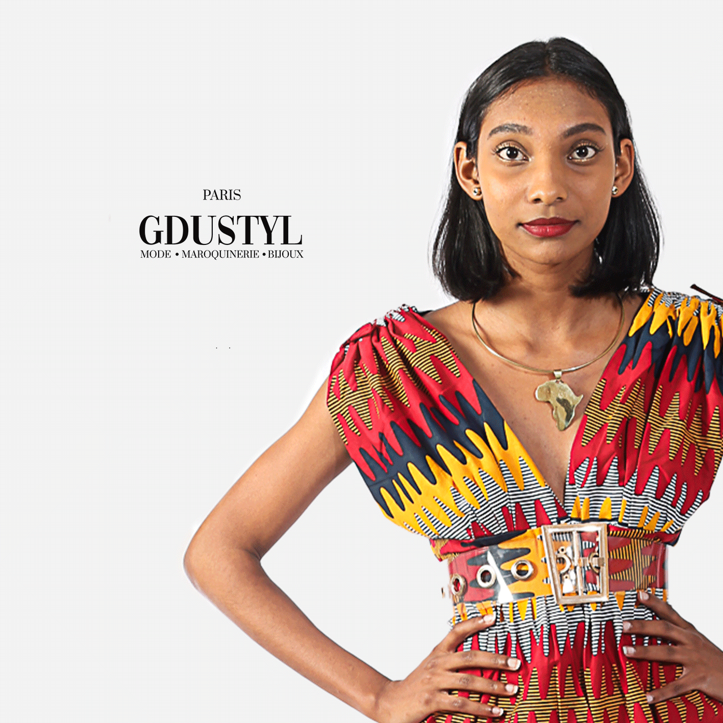 Bijoux bronze “Afric lisse” (ras-de-cou)