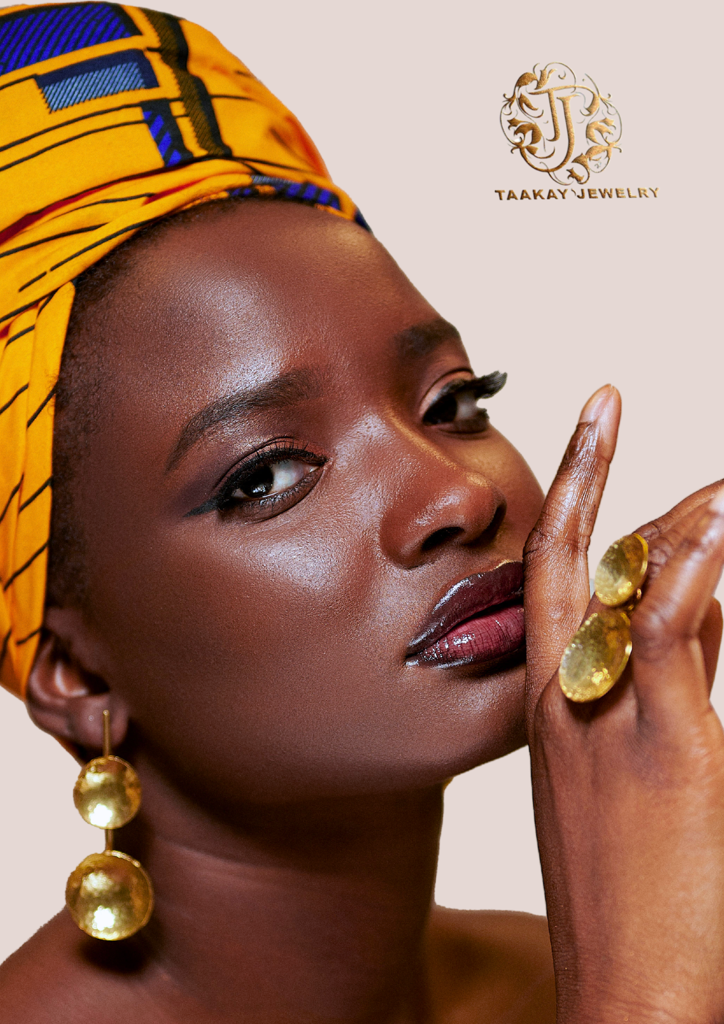 Parure bronze “Genevieve” martelé