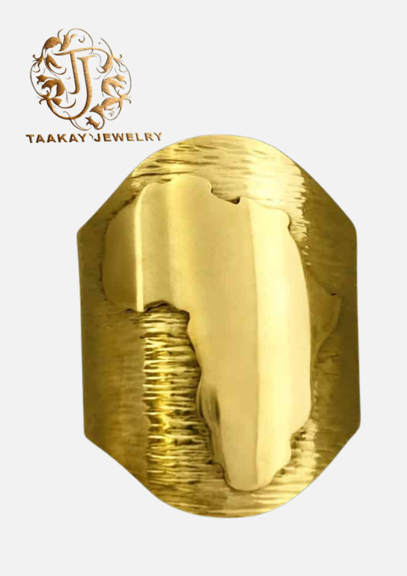 Bracelet bronze “Mama” en carte d’Afrique