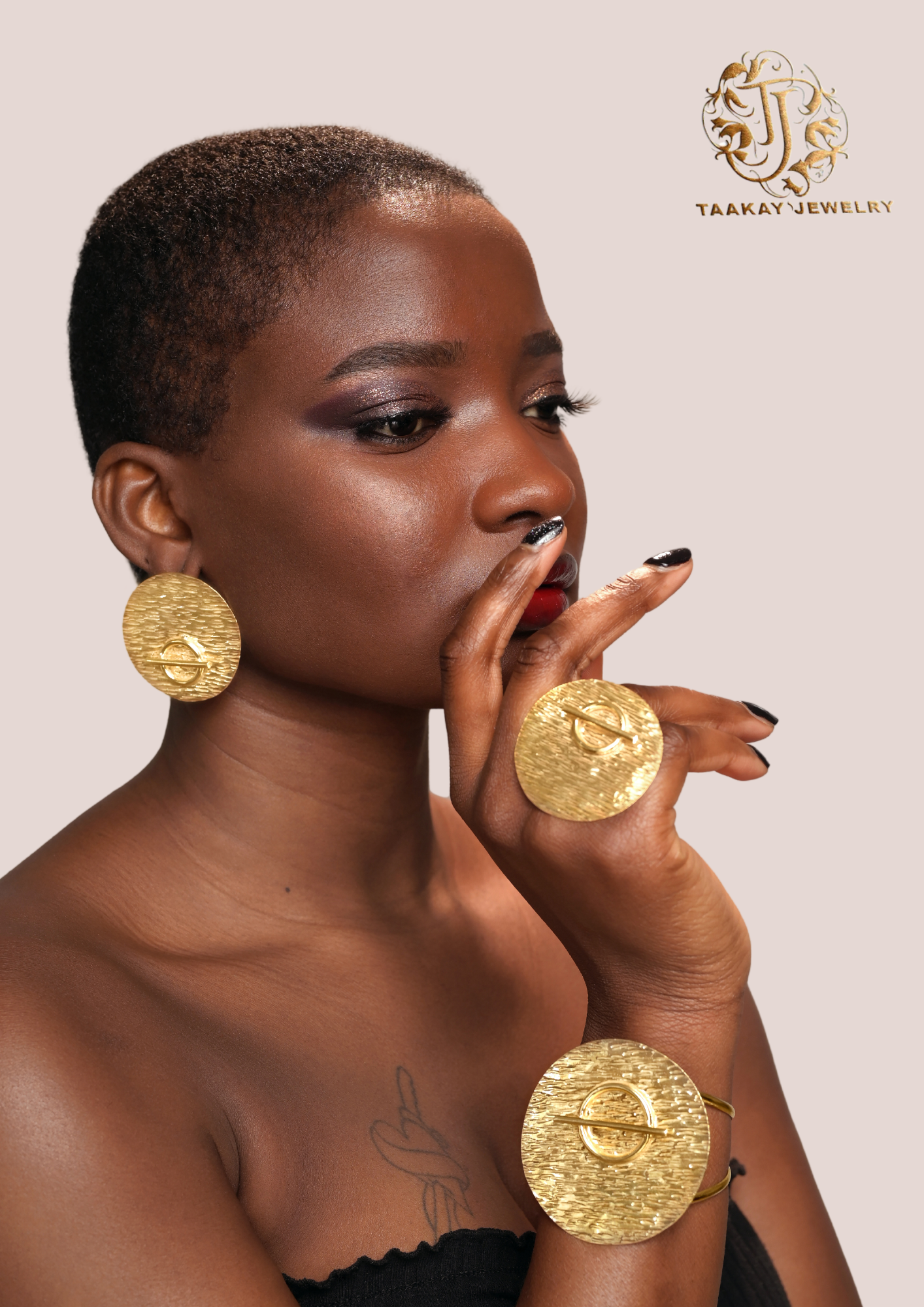 Boucles d'oreilles Bronze Kadija