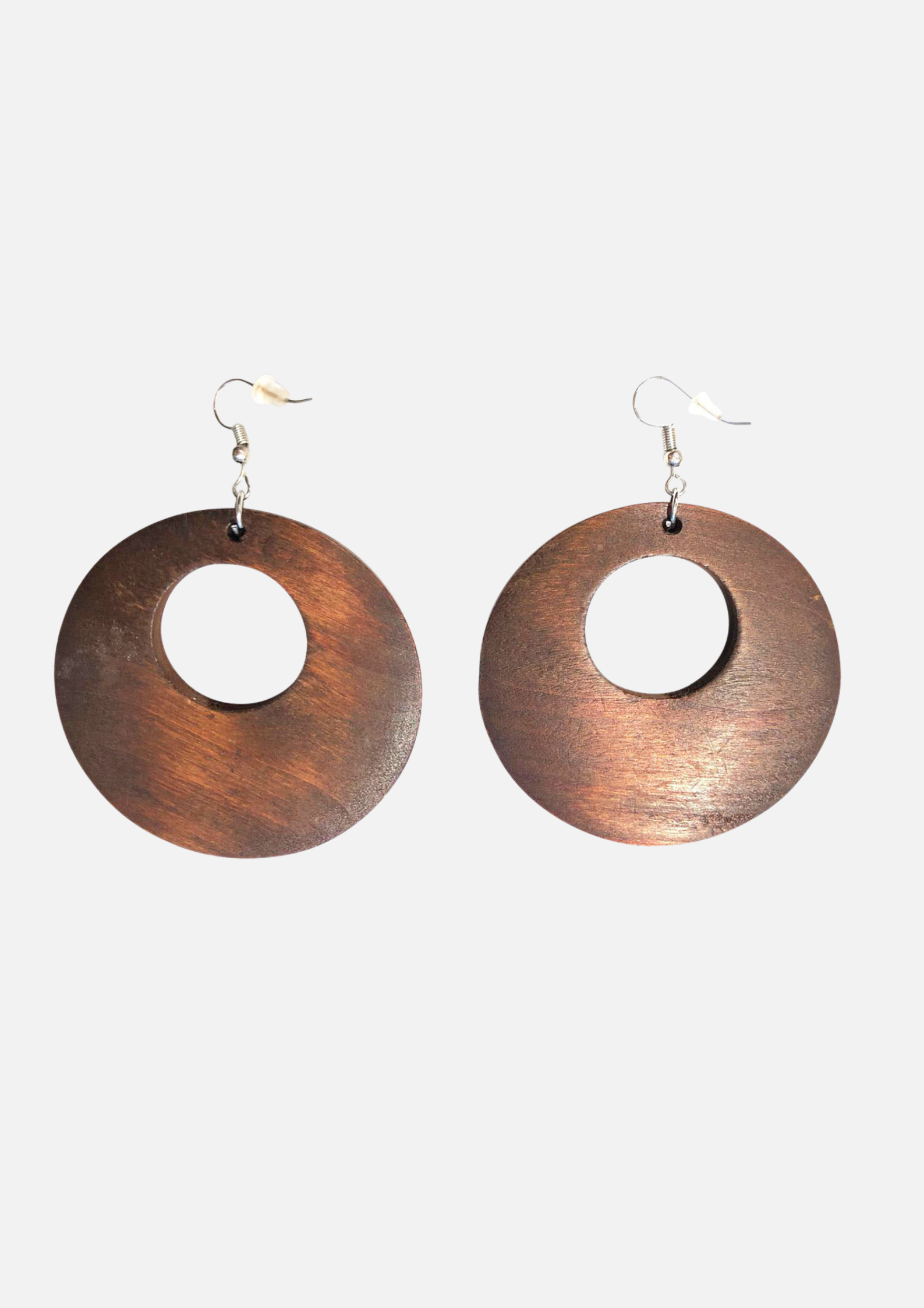 Boucles d’oreille en bois “Basse”