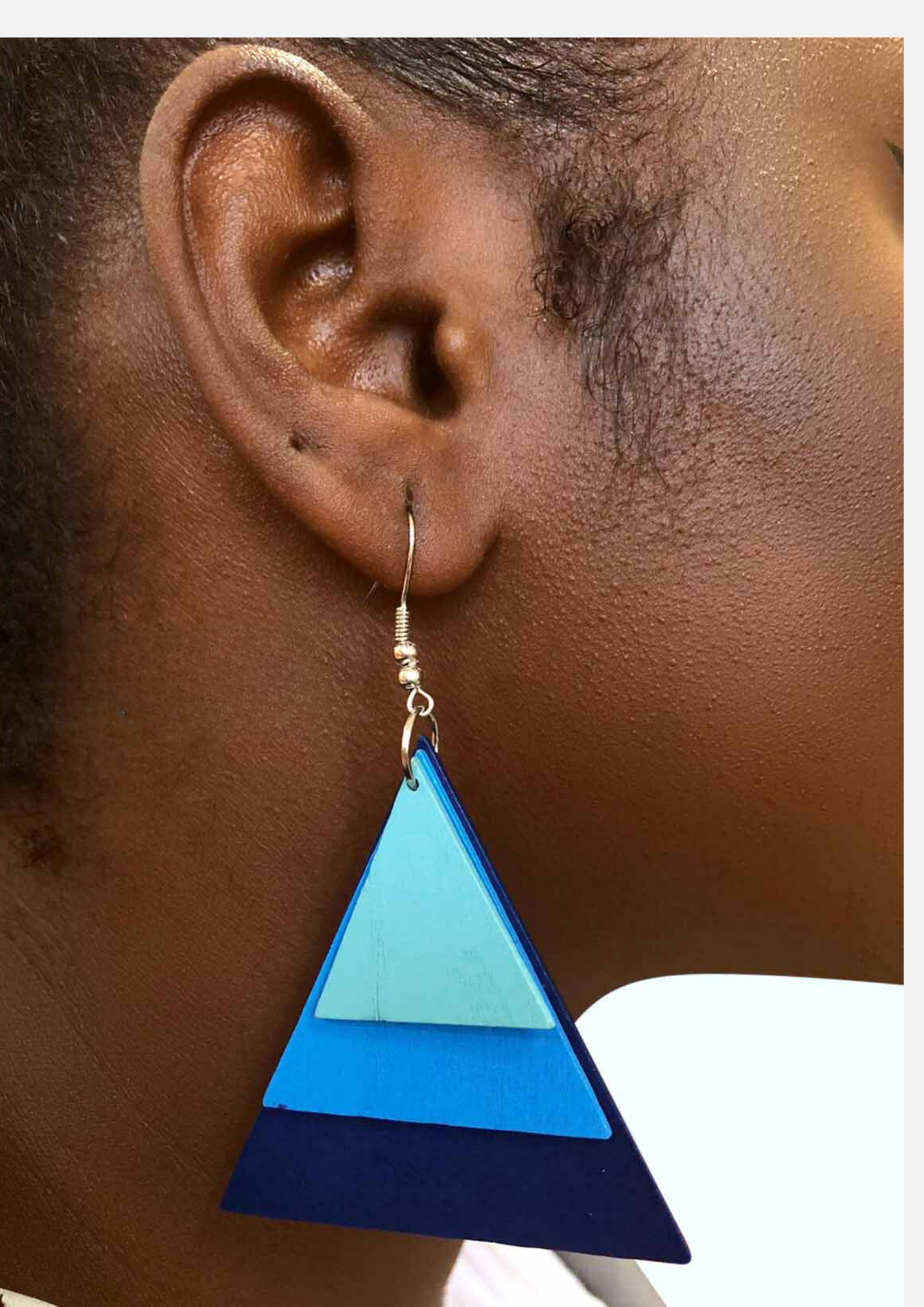 Boucles d’oreille en bois “Mansaly”