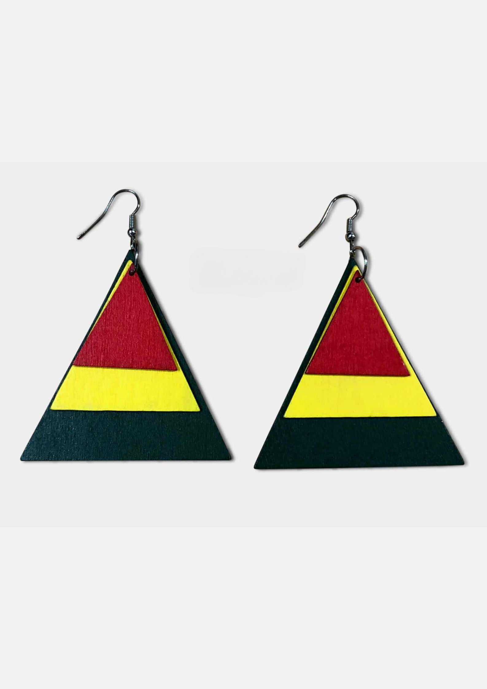 Boucles d’oreille en bois “Mansaly”