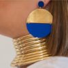 Boucles d’oreille en bois “N’diaye”